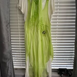 Cotton gauze 3pc casual dress.